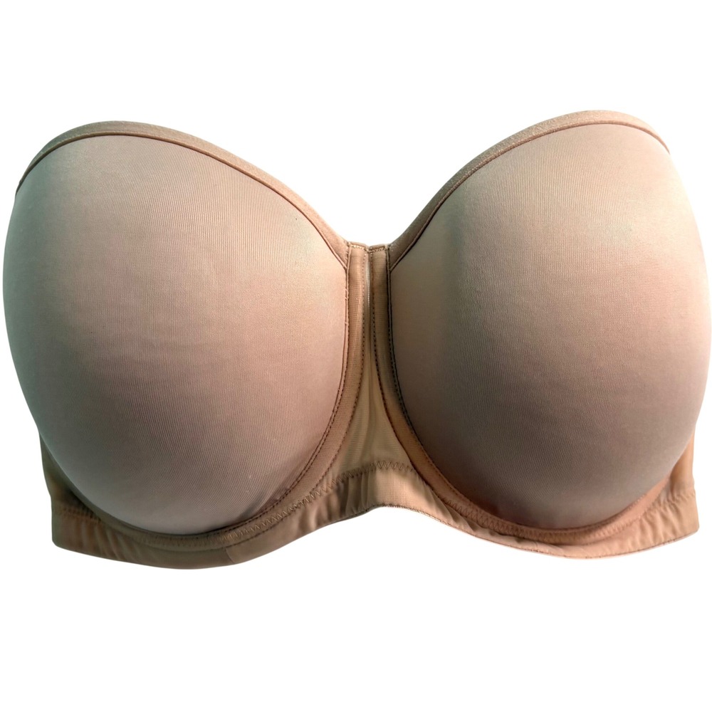 Le Mystere Nude Strapless Push Up Bra in Size 32 G